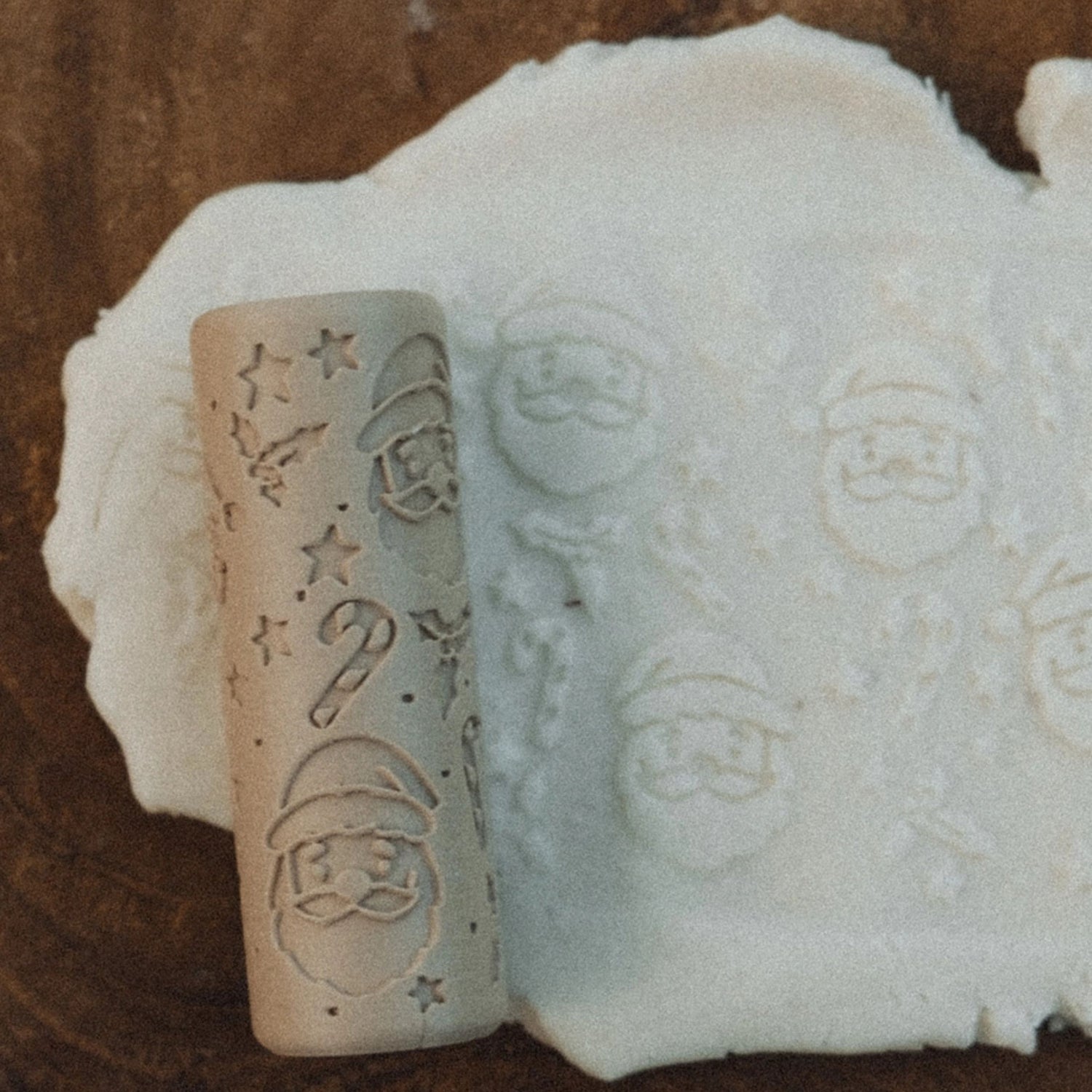 Eco Playdough Roller (Santa Christmas)