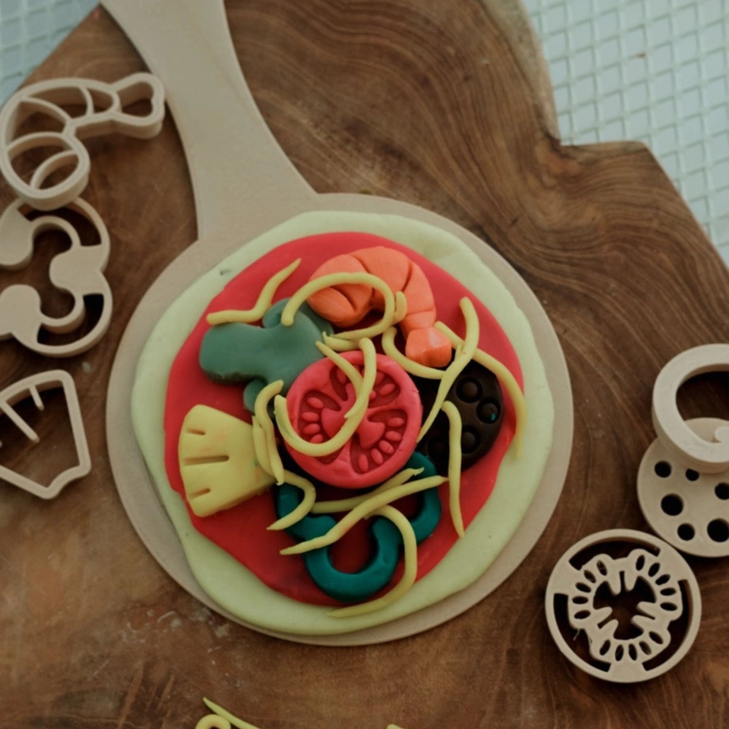 Pizza Eco Cutter Playdough Set