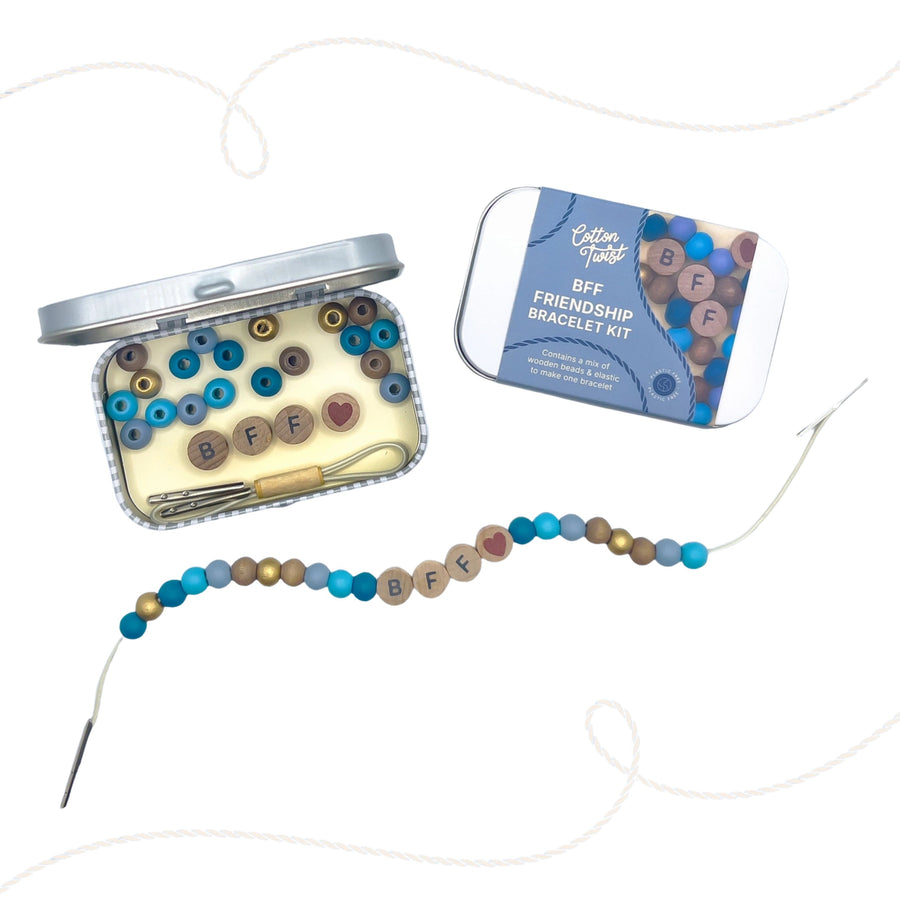 BFF Friendship Bracelet Craft Kit (Blue)