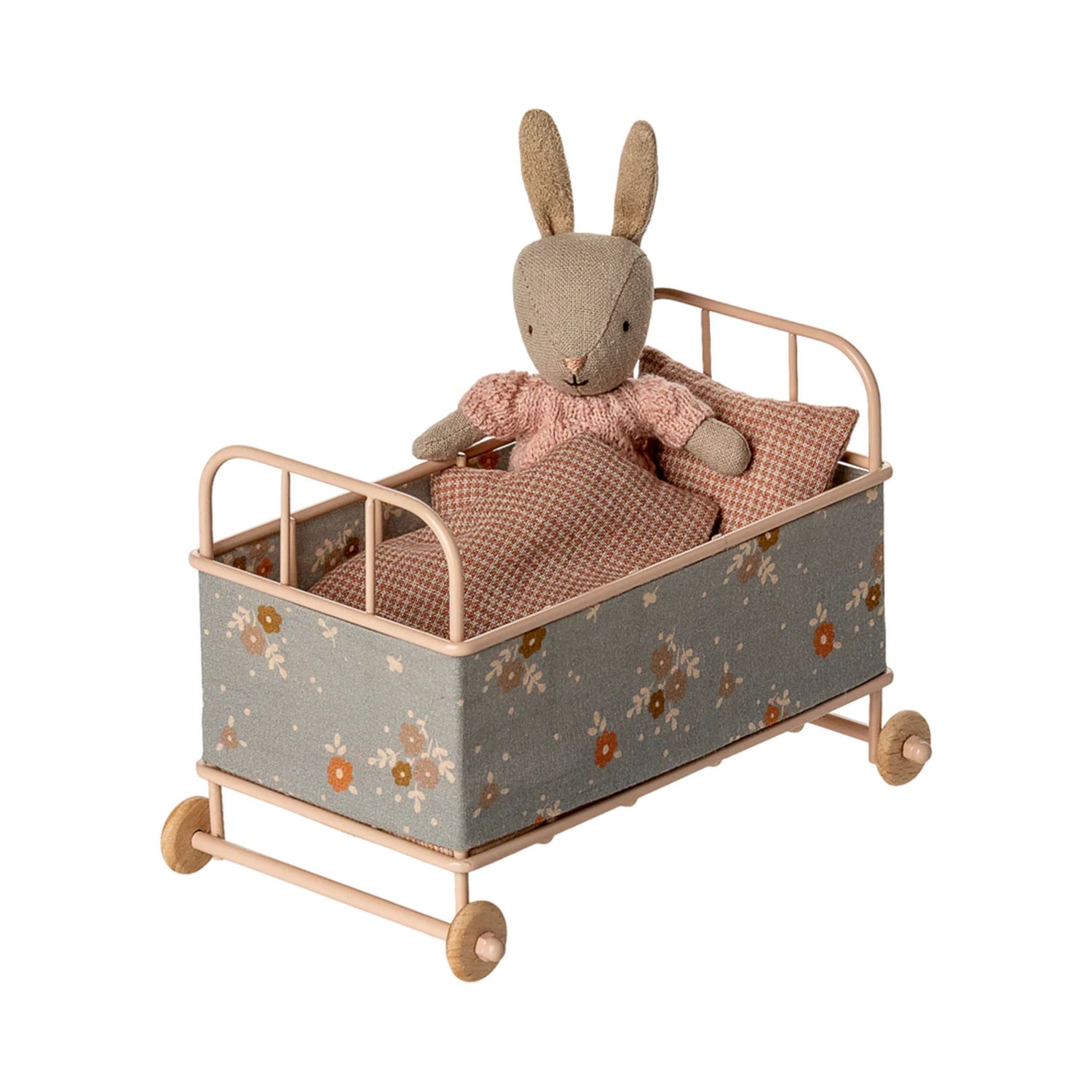 Maileg Cot Bed - Powder (Micro)