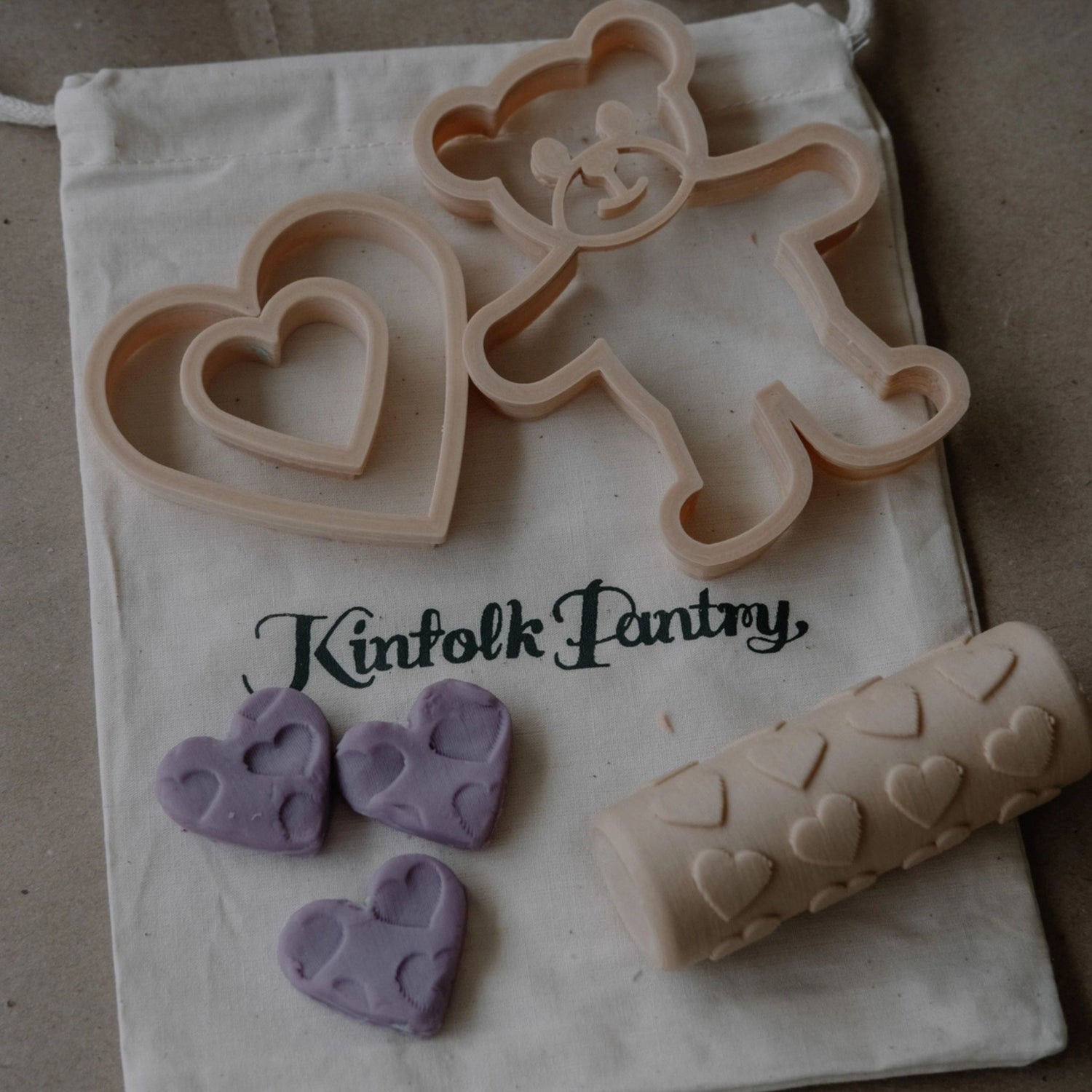 Valentine Eco Cutter Playdough Set