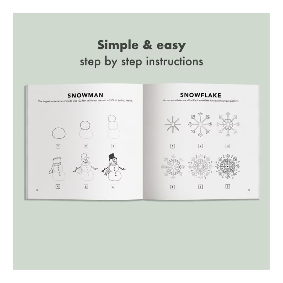 Winter Things: How to Draw Books for Kids with Christmas Trees, Elves, Wreaths, Gifts, and Santa Claus