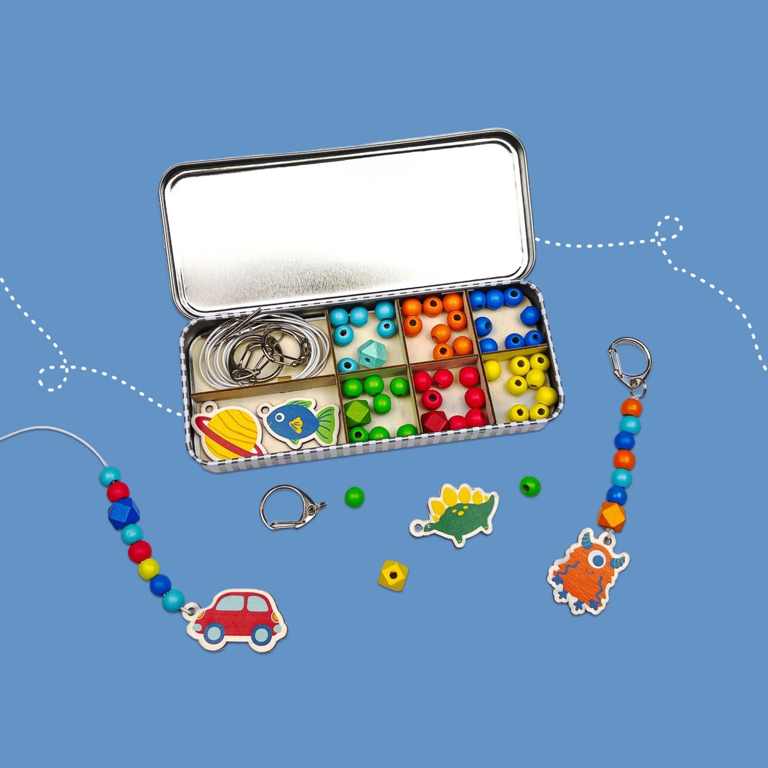 Allsorts Key Ring Making Craft Kit