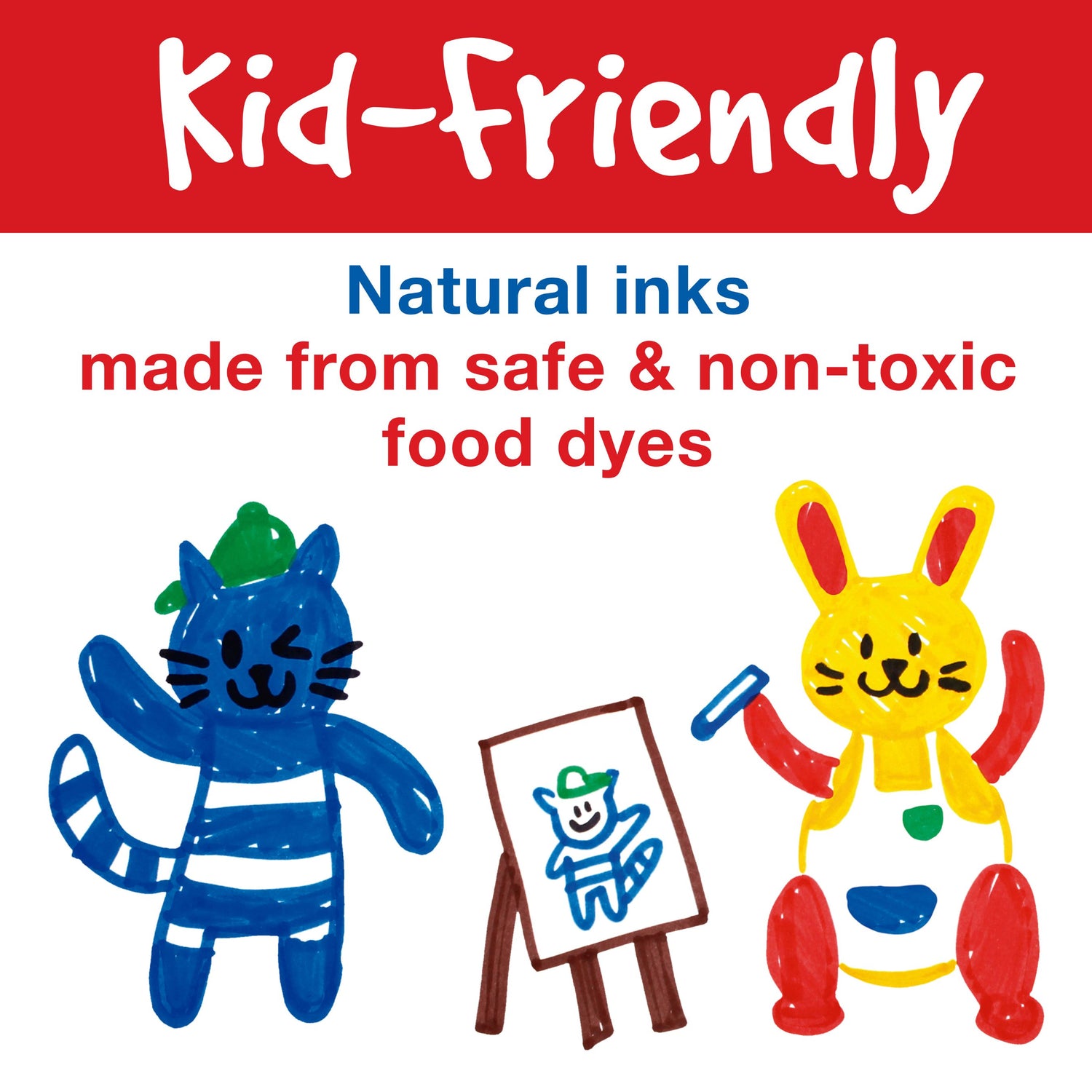 Little Creatives Jumbo Ultra Washable Markers (Set of 6)