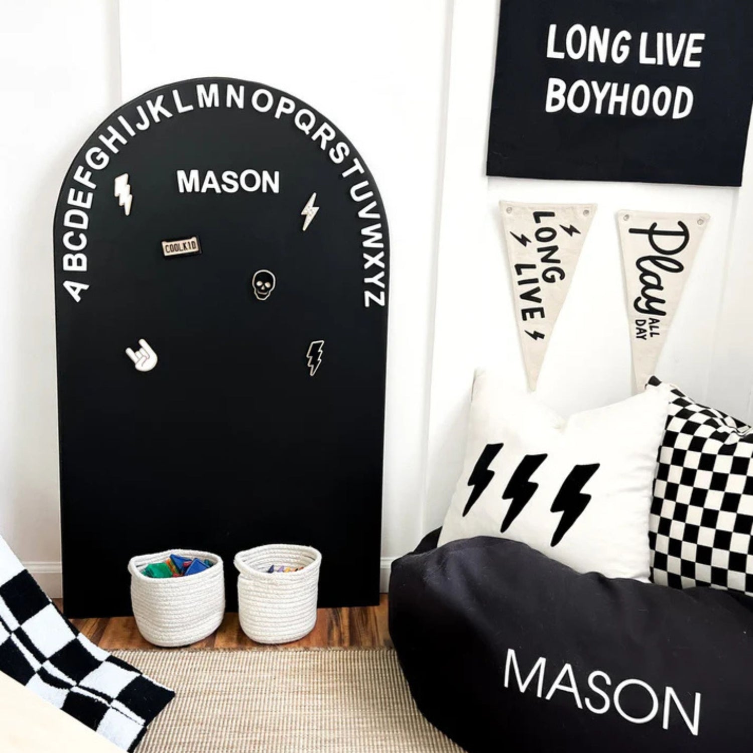 Magic Playwall - Arch Magnetic Wall Decal (Midnight)