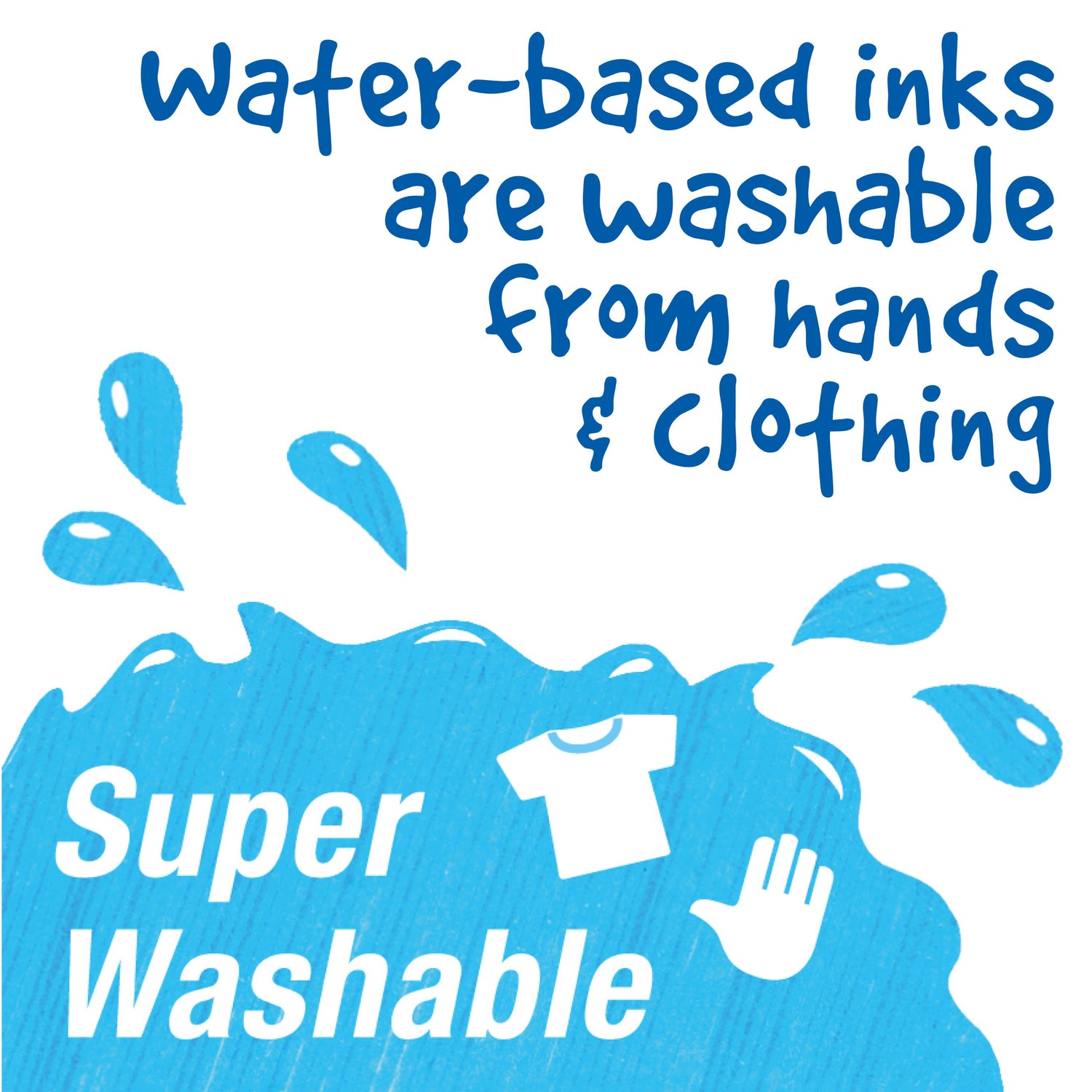 Little Creatives Jumbo Ultra Washable Markers (Set of 6)
