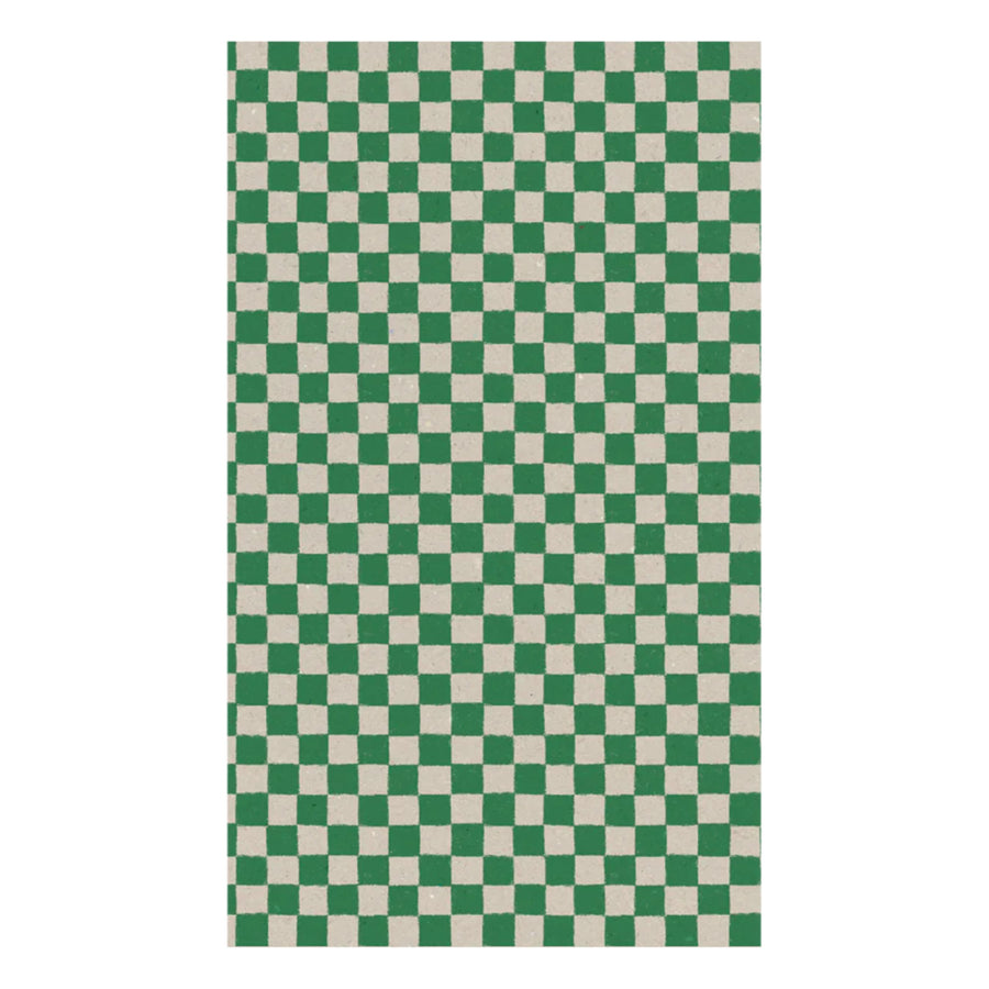 Maileg Gift Wrap - Checker, Green (10m)