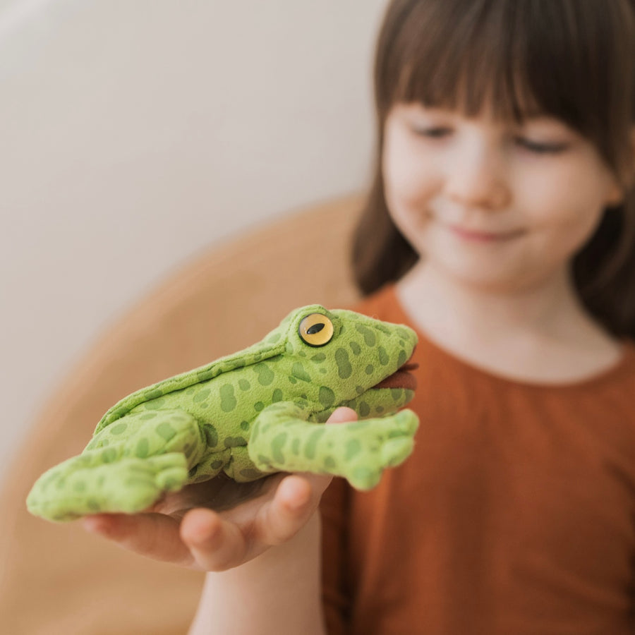 Mini Frog Finger Puppet