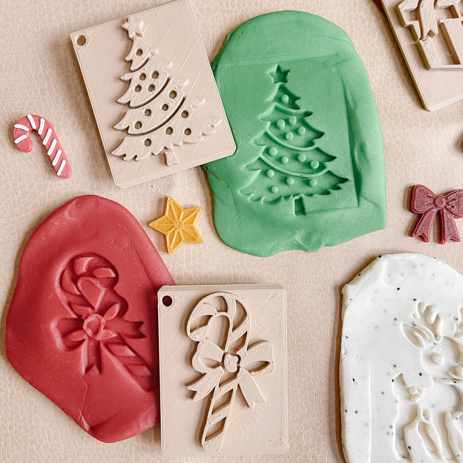 Christmas Eco Stamp Playdough Set (6 Stamps)
