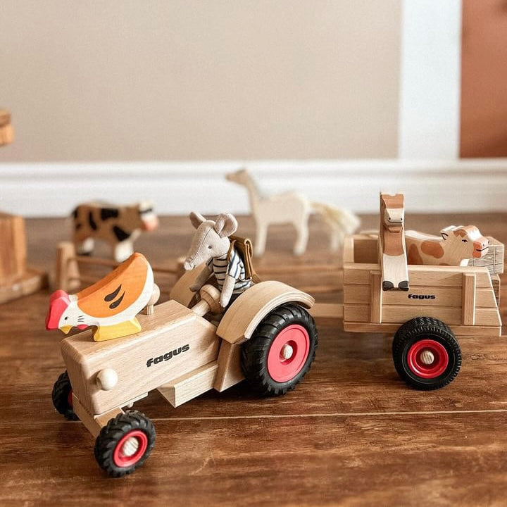 Classic Tractor | Wooden Toy Vehicle