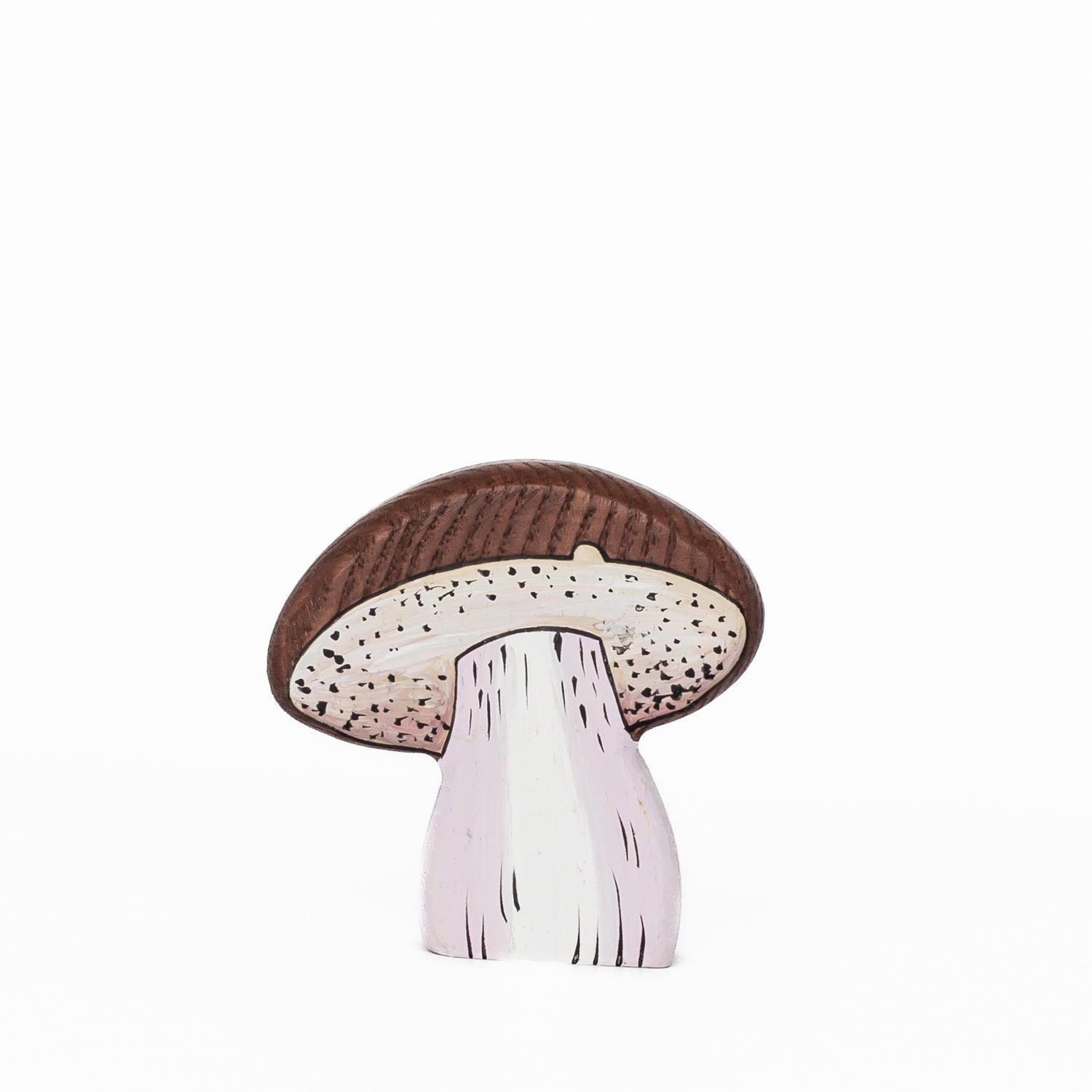 Brown Cap Mushroom | Wooden Toy Figurine