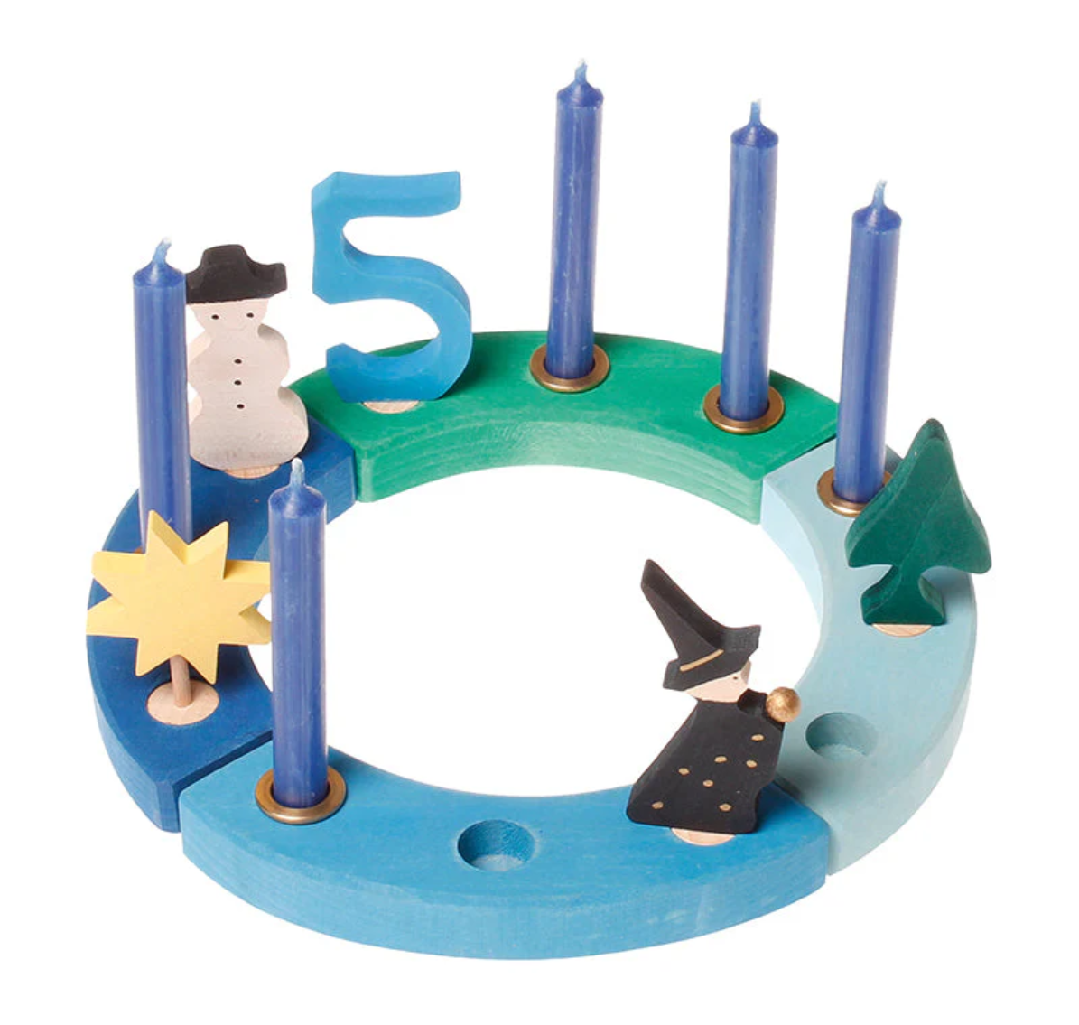 Grimm's Celebration Ring Deco Fir Tree