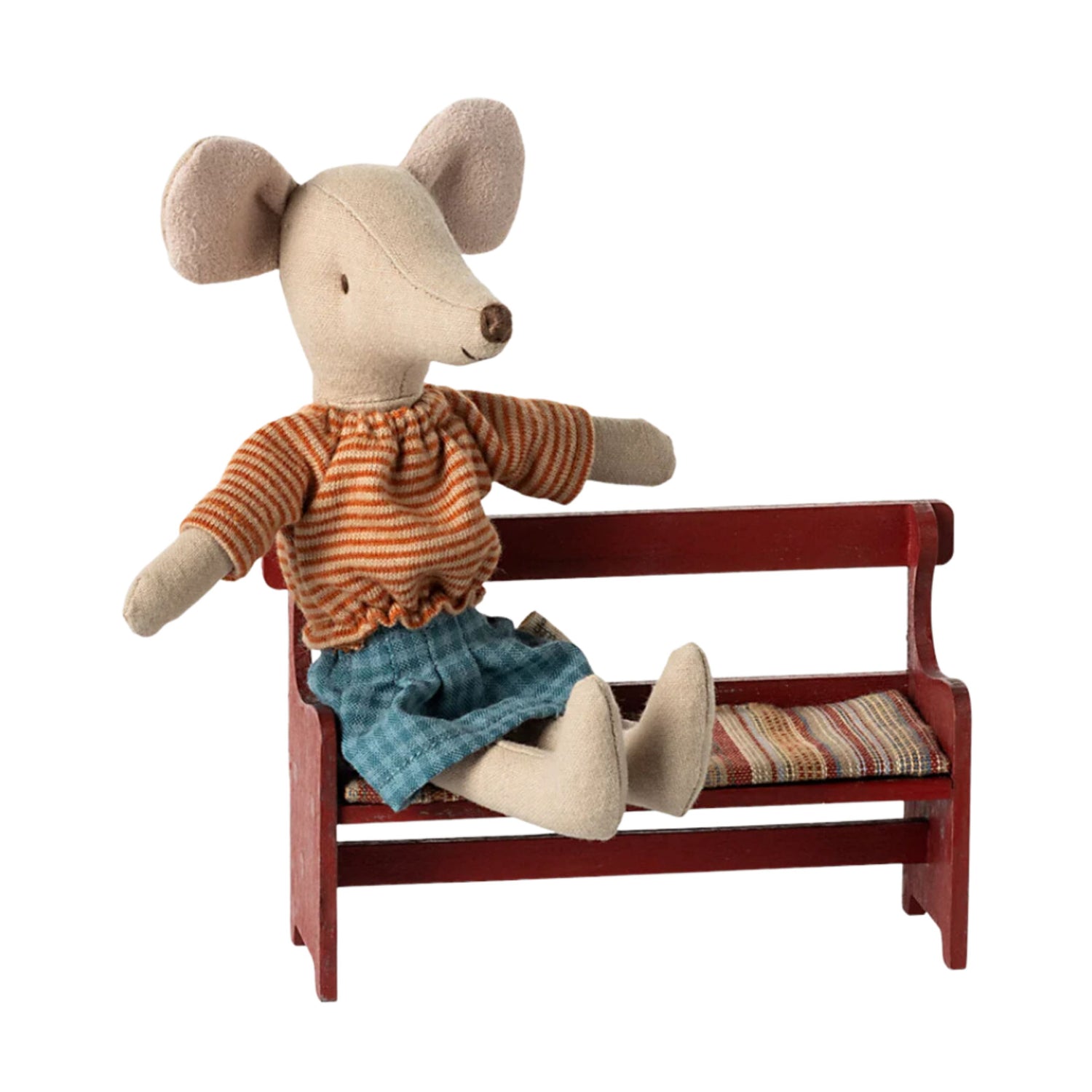 Maileg Red Bench (Mouse)