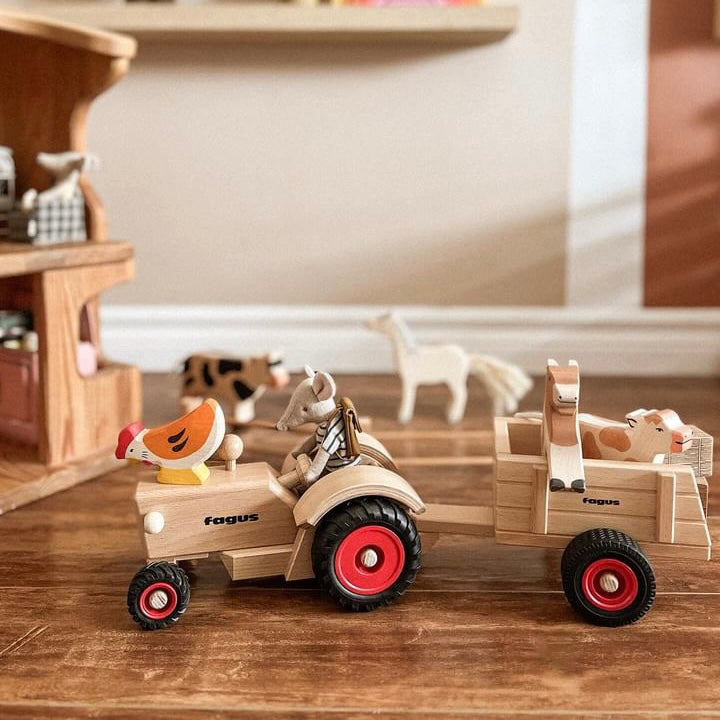 Classic Tractor | Wooden Toy Vehicle