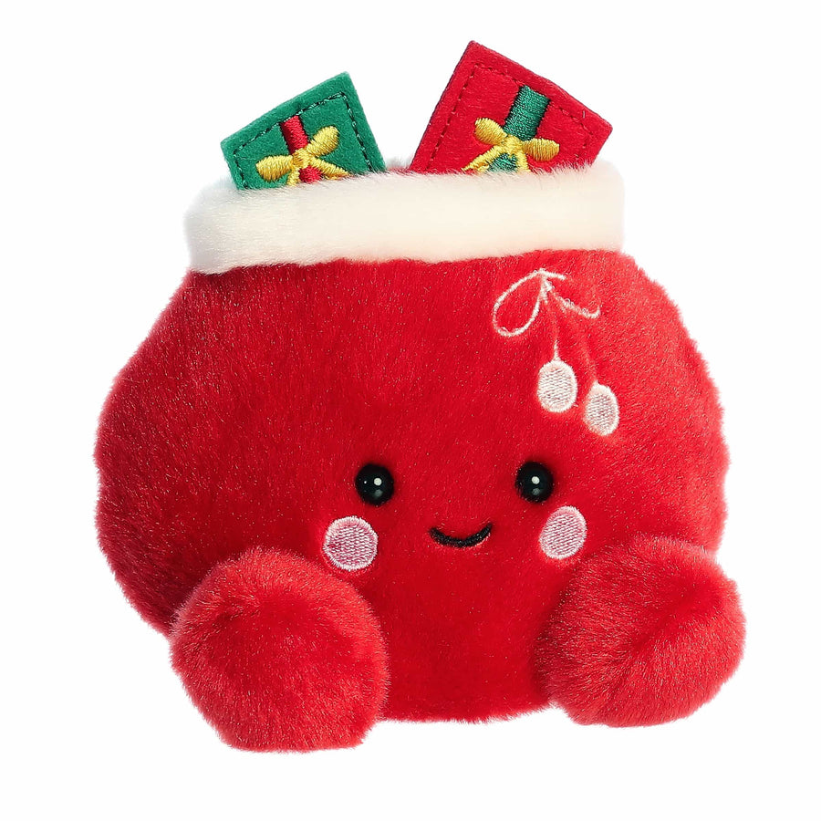 Palm Pals Velvet Santa Bag