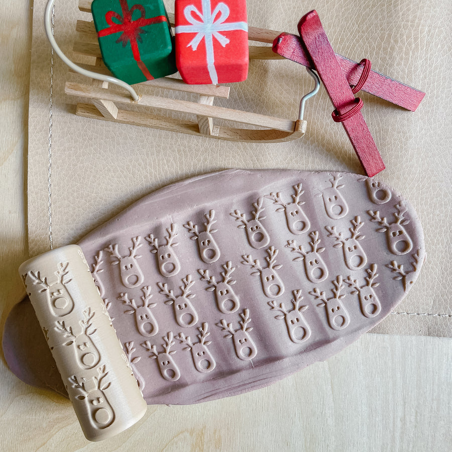 Eco Playdough Roller (Reindeer)