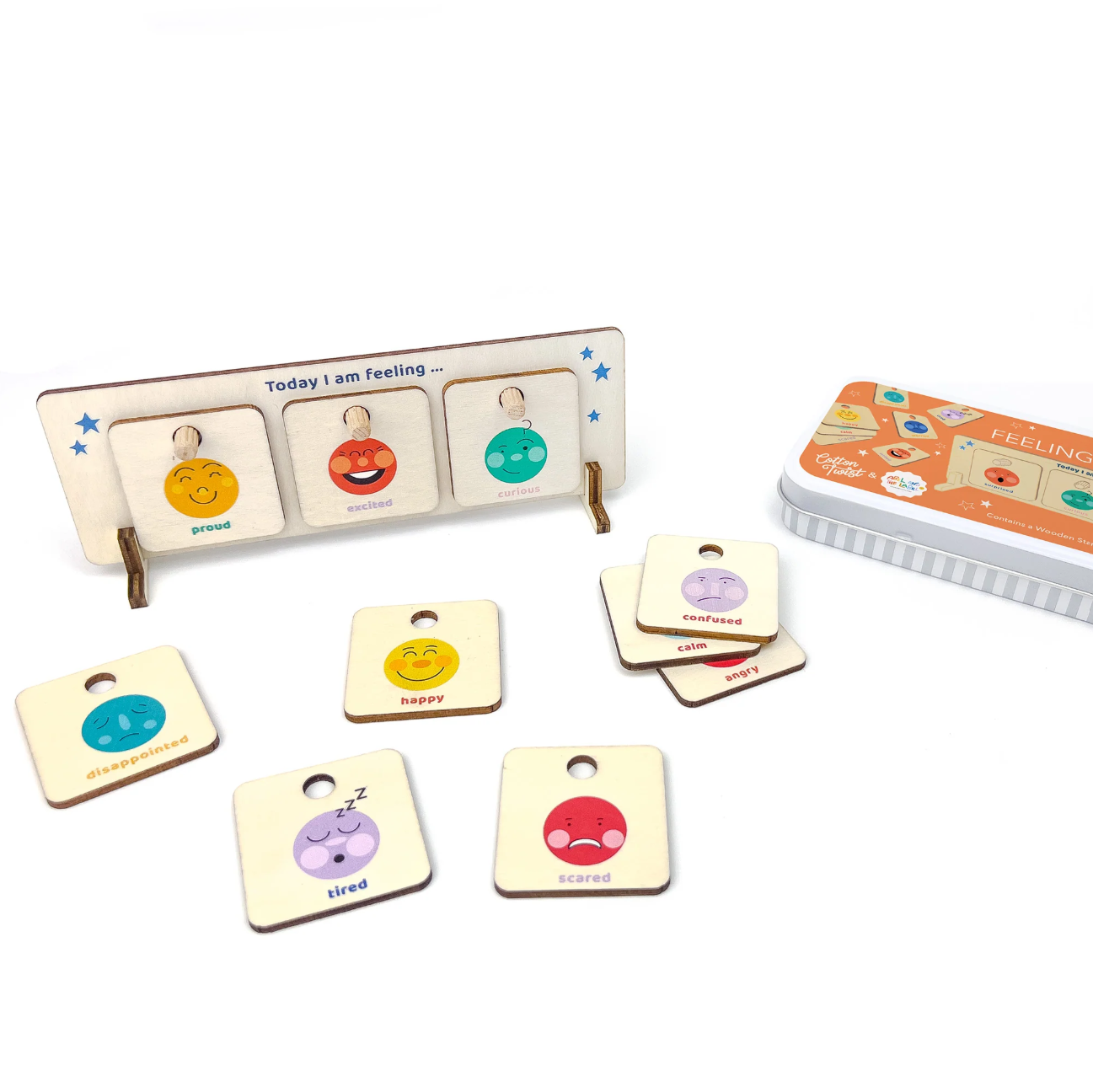 Wooden Feelings Chart for Kids