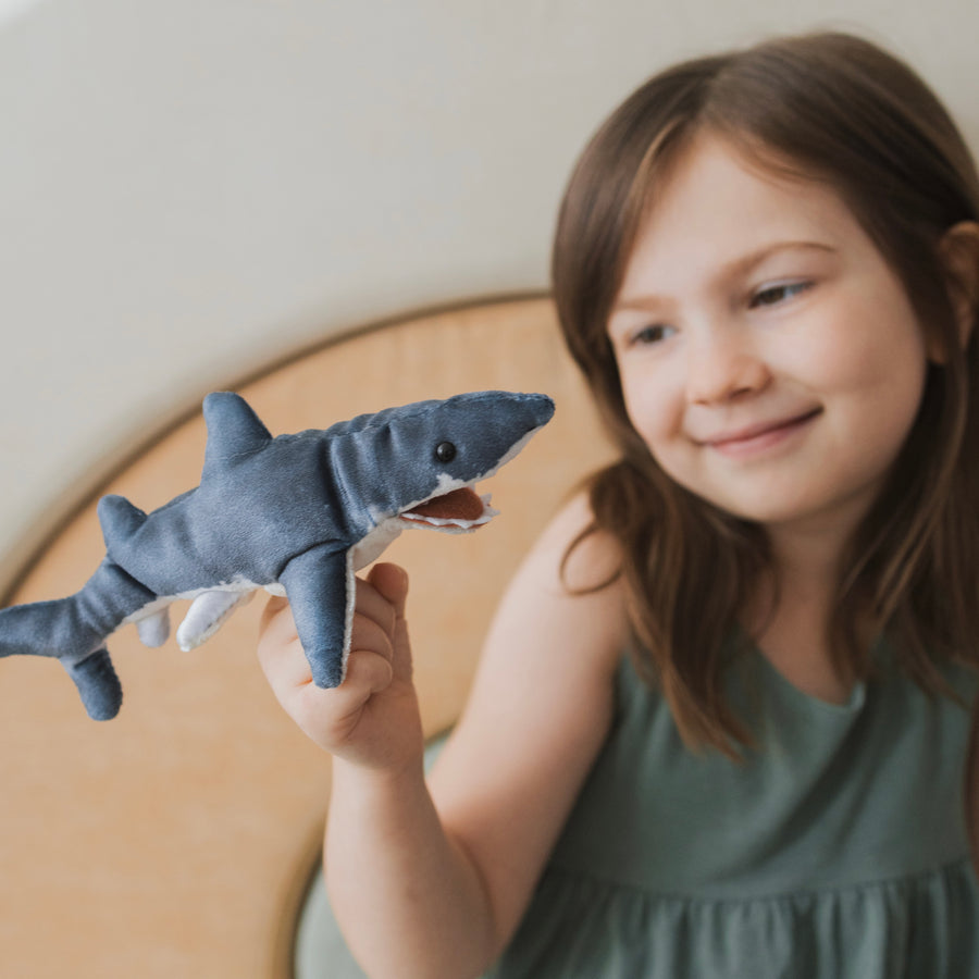 Mini Shark Finger Puppet