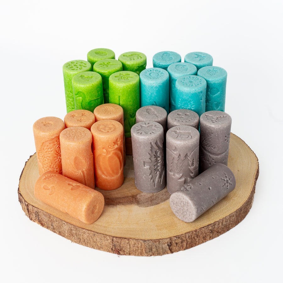Play Dough Rollers & Stamp Set (Four Seasons)