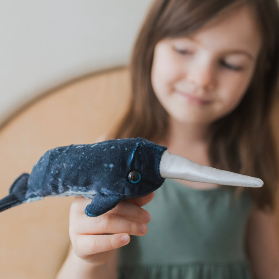 Mini Narwhal Finger Puppet