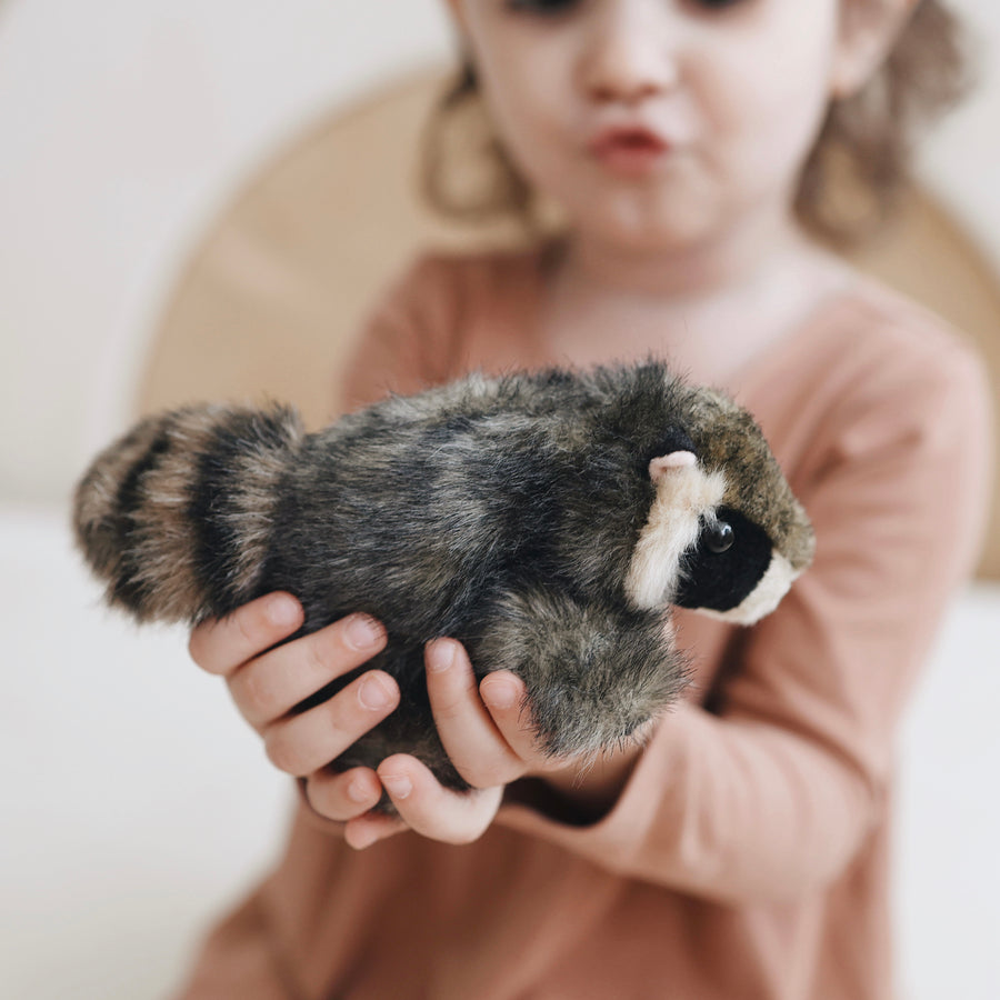 Mini Raccoon Finger Puppet
