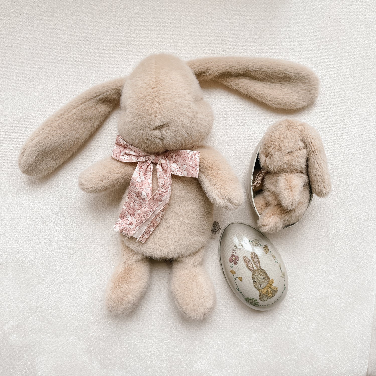Maileg Small Plush Bunny (Cream Peach)
