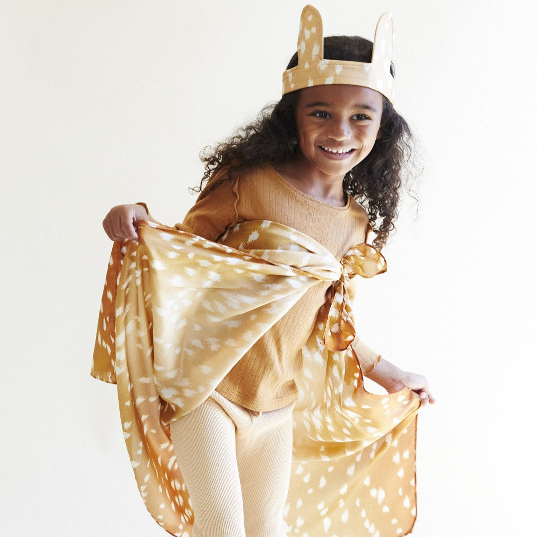 Limited Edition Fawn Print Playsilk by Sarah's Silks