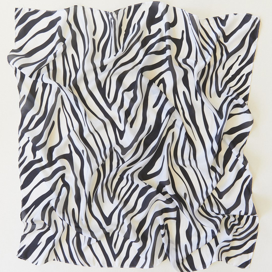 Limited Edition Zebra Print Playsilk by Sarah's Silks