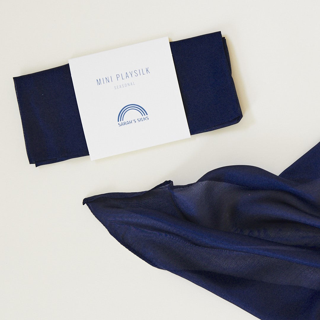 Sarah's Silks MINI Playsilk (Midnight)