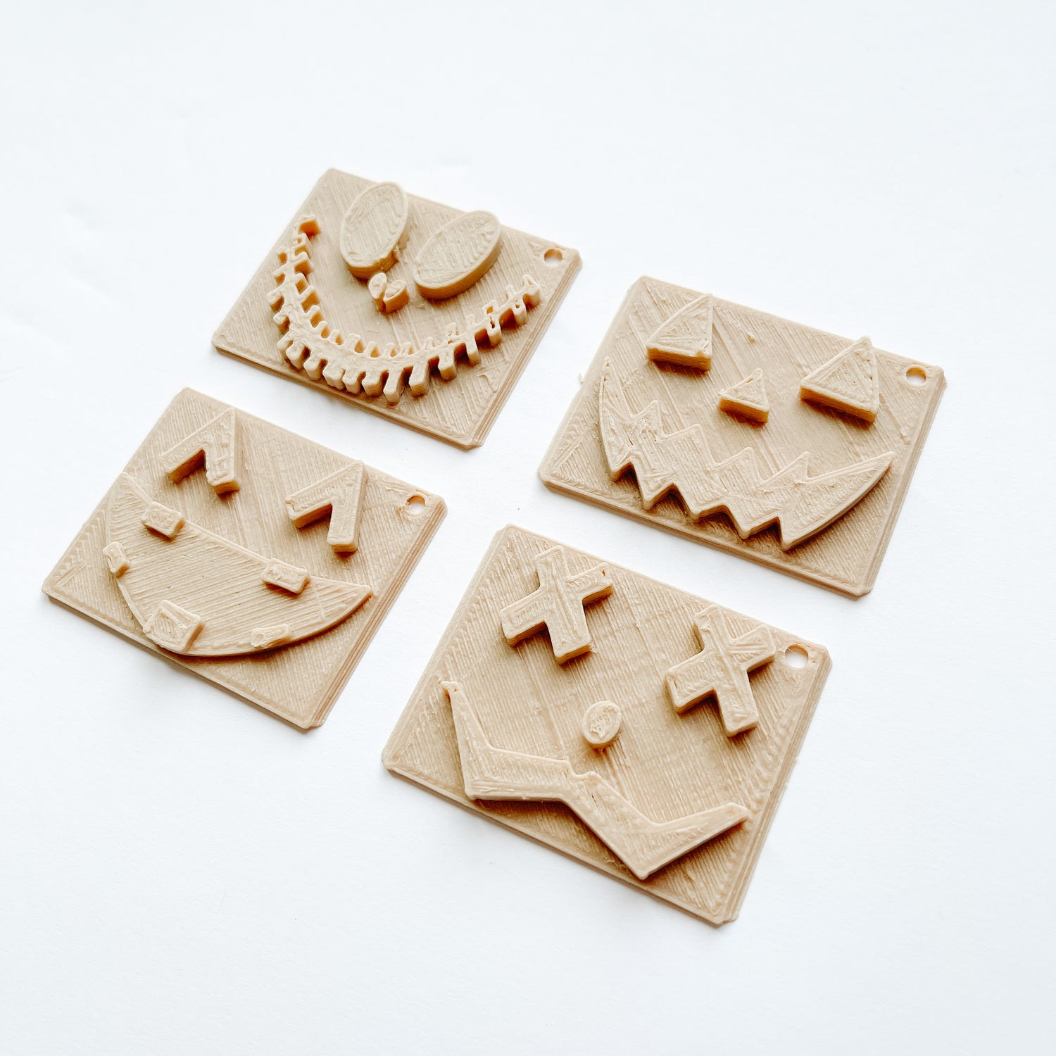 Halloween Jack-o'-Lantern Eco Playdough Stamp Set (with handle)