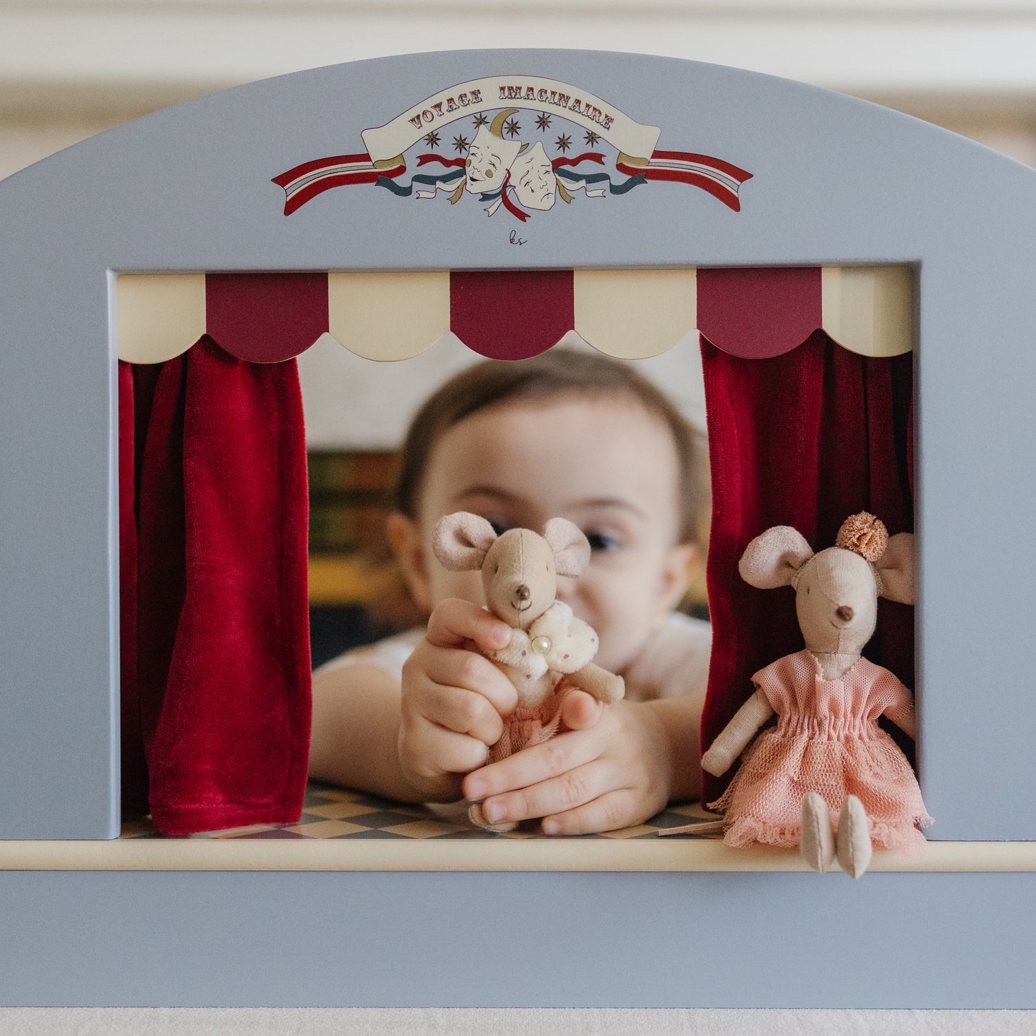 Wooden Puppet Theatre by Konges Sløjd