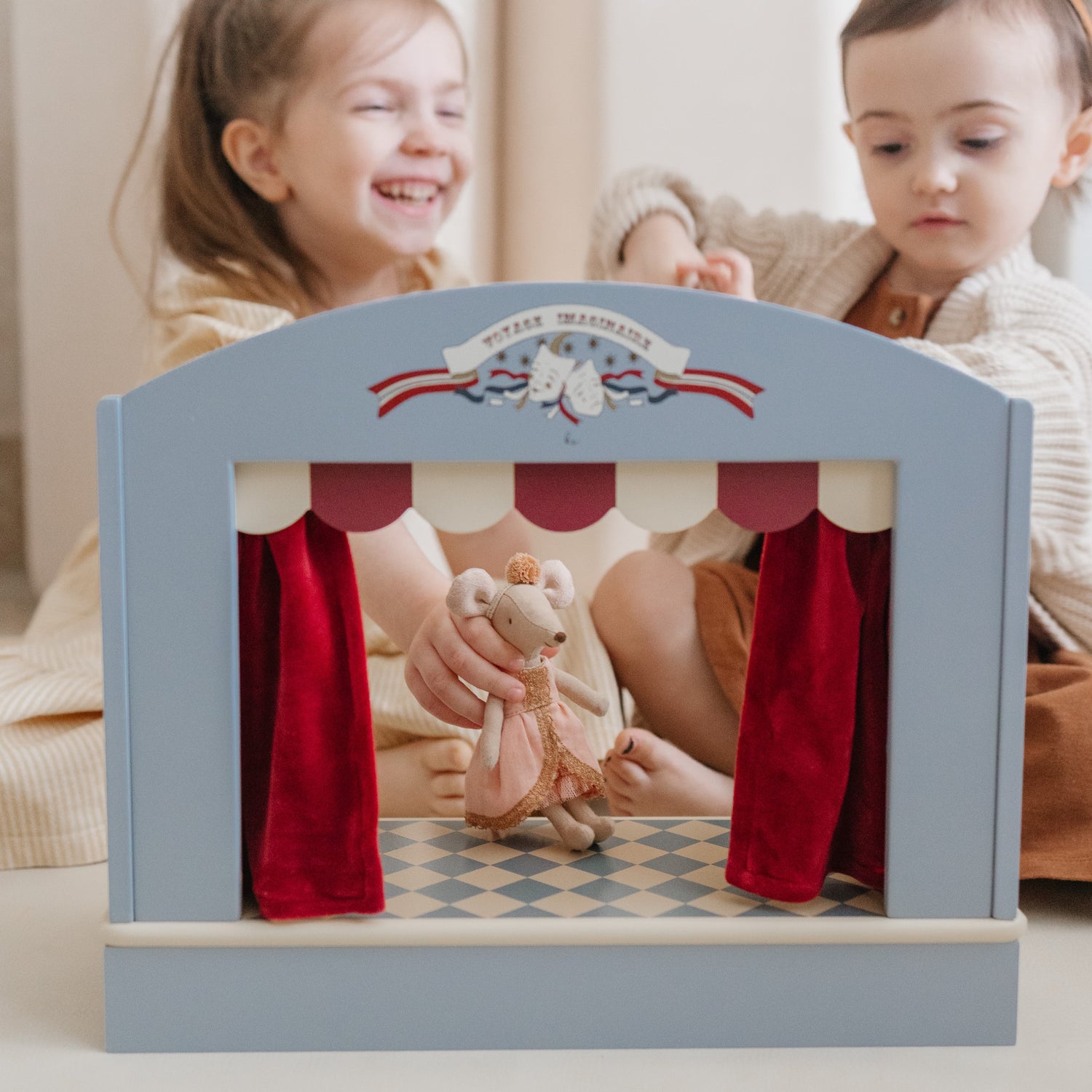 Wooden Puppet Theatre by Konges Sløjd