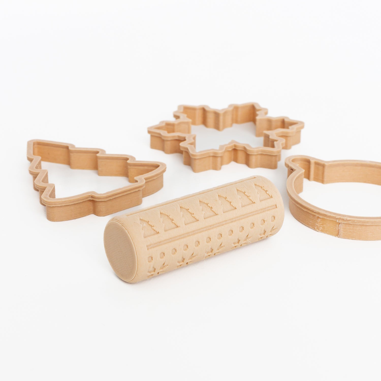 Christmas Eco Cutter & Roller Playdough Set