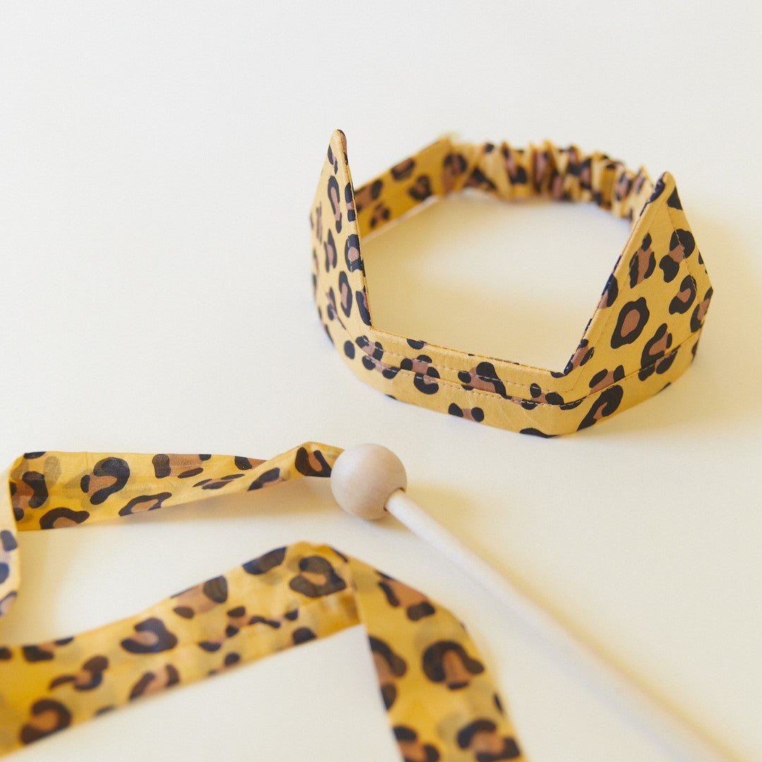 Cheetah Ears Headband by Sarah's Silks
