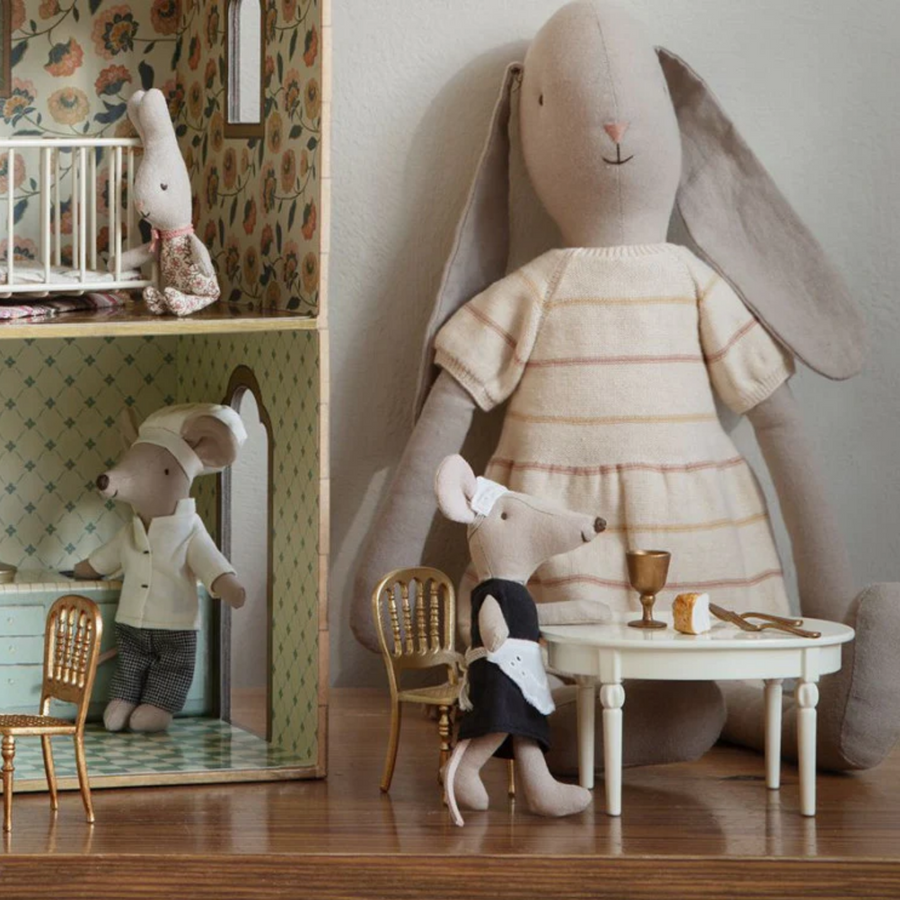 Maileg Vintage Dining Table - Off White (Mouse)