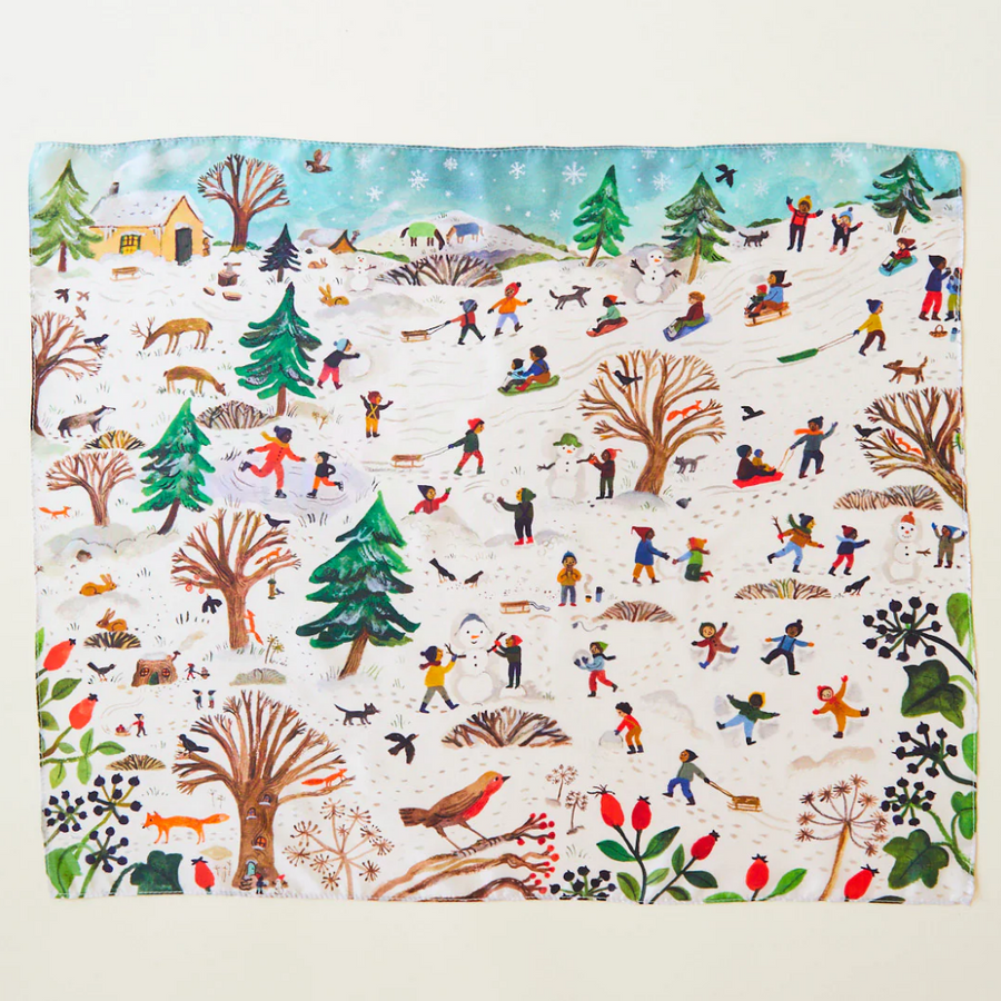 Snowy Day Seek & Find Playsilk