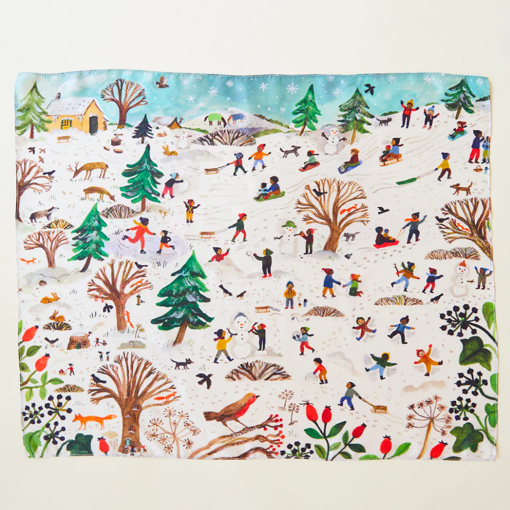 Snowy Day Seek & Find Playsilk
