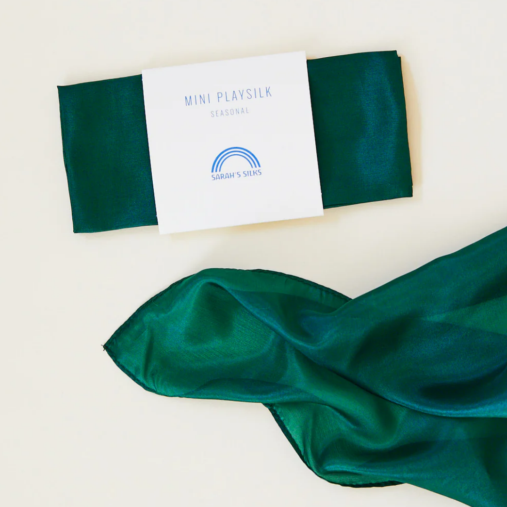 Sarah's Silks MINI Playsilk (Evergreen)