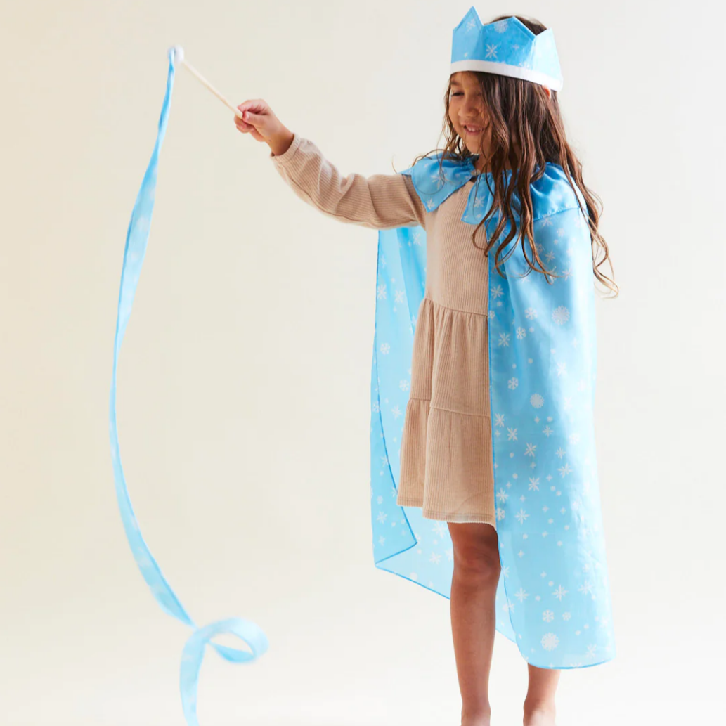 Sarah's Silks Silk & Wood Streamer (Snowflake)