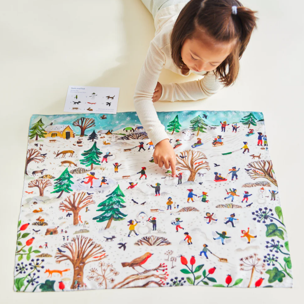 Snowy Day Seek & Find Playsilk