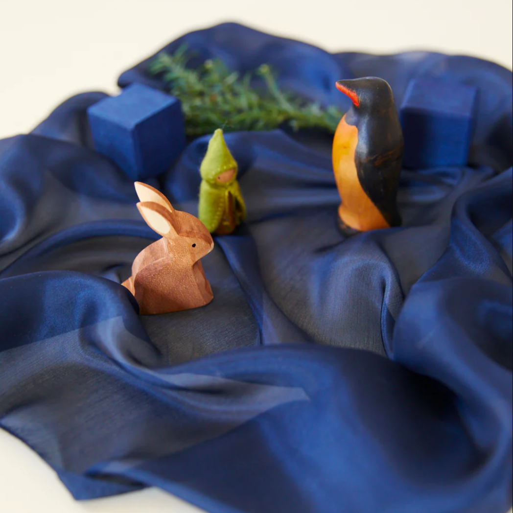 Sarah's Silks MINI Playsilk (Midnight)