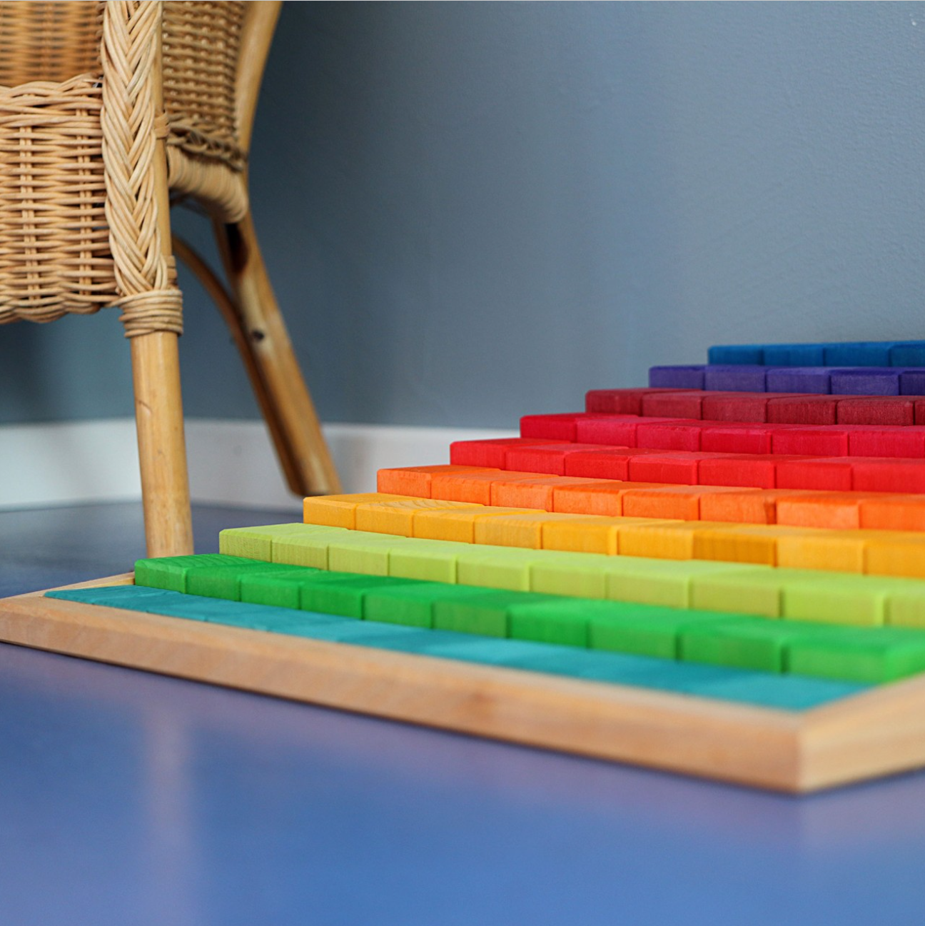 Grimm's Large Stepped Counting Block Set (4cm thick)