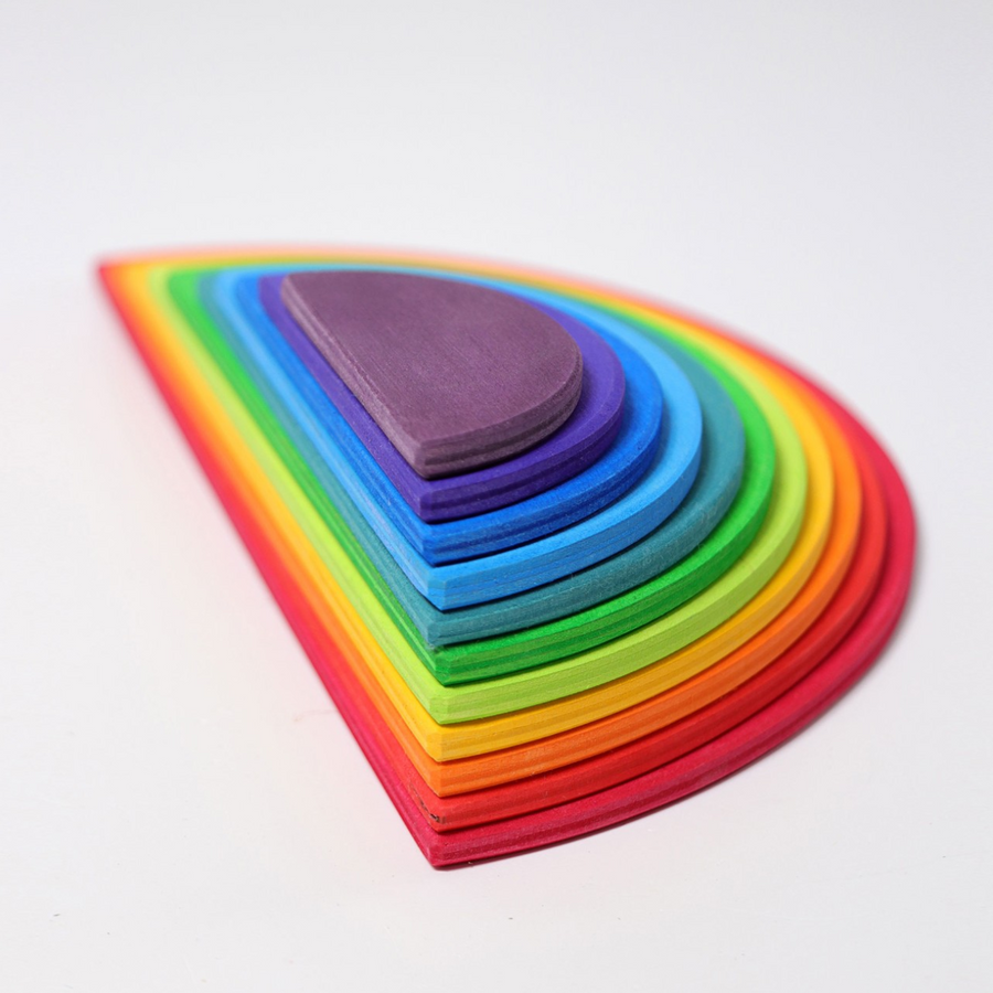 Grimm's Rainbow Semi-Circles (11 Pcs)