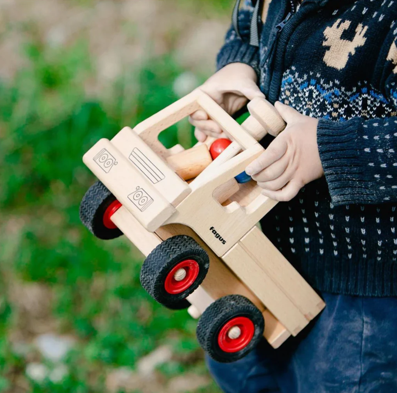 Fagus Unimog Basic Truck | Wooden Toy Vehicle