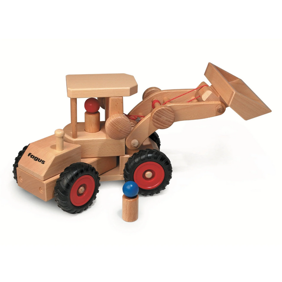 PRE-ORDER Fagus Front Loader | Wooden Toy Vehicle