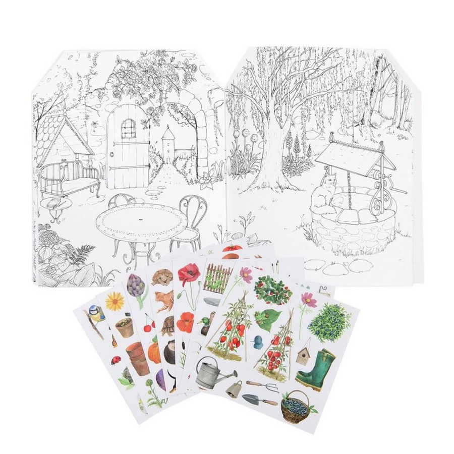 Sticker and Colouring Book (The Gardener)