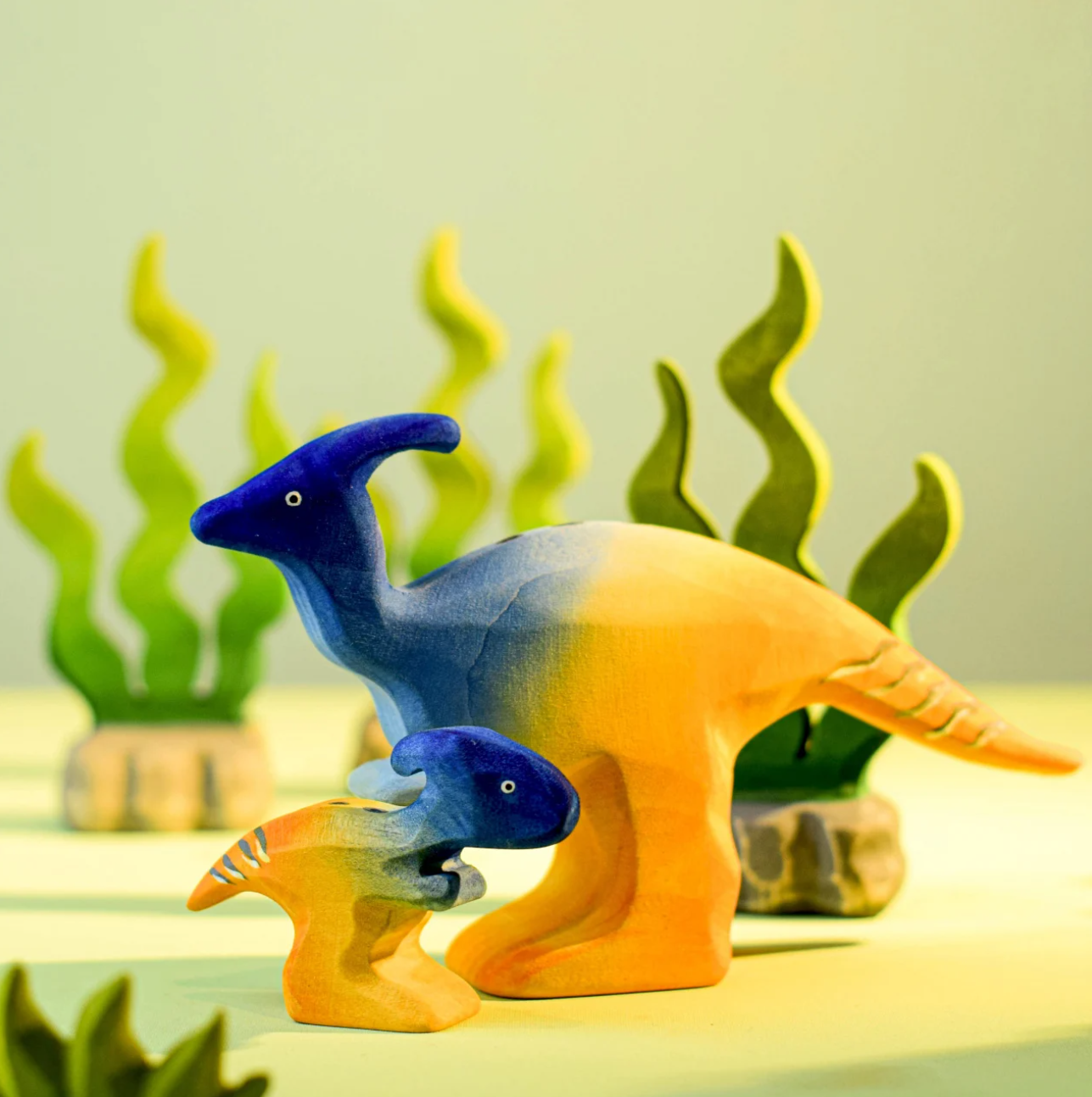 Baby Parasaurolophus Dinosaur | Wooden Toy