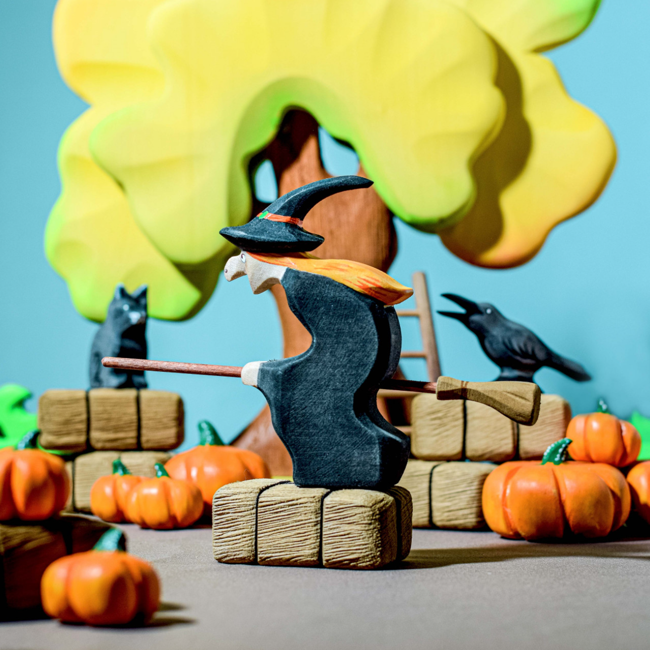 PRE-ORDER Witch on Broom | Halloween Toy