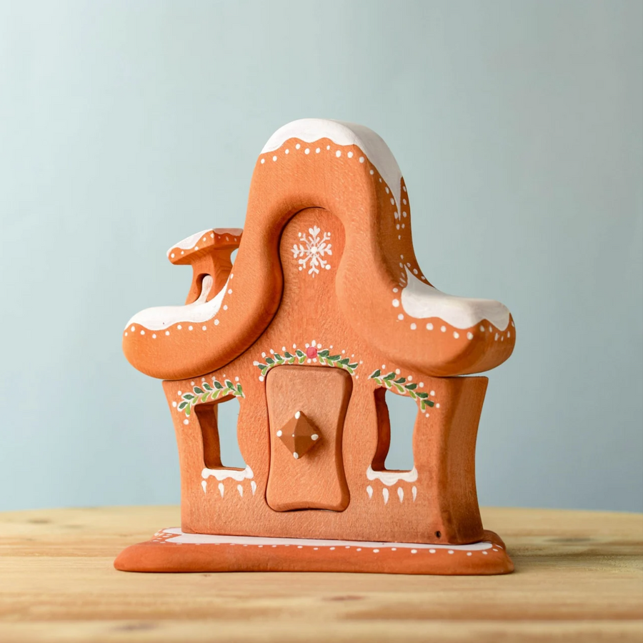 PRE-ORDER Gingerbread House | Wooden Christmas Toy