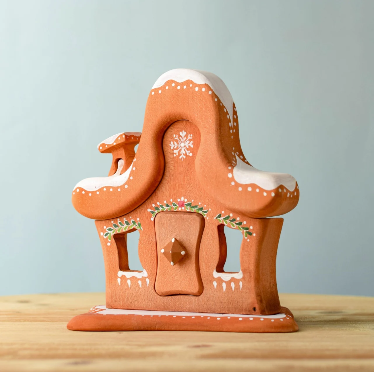 PRE-ORDER Gingerbread House | Wooden Christmas Toy